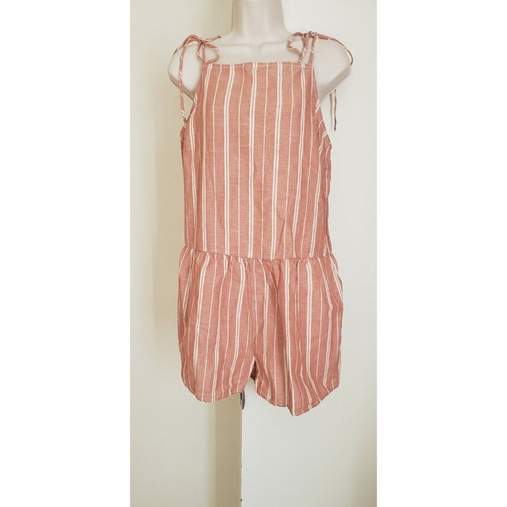NWT LEVI'S WOMENS BRICK STRIPED RORI ROMPER SMALL - Picture 3 of 9